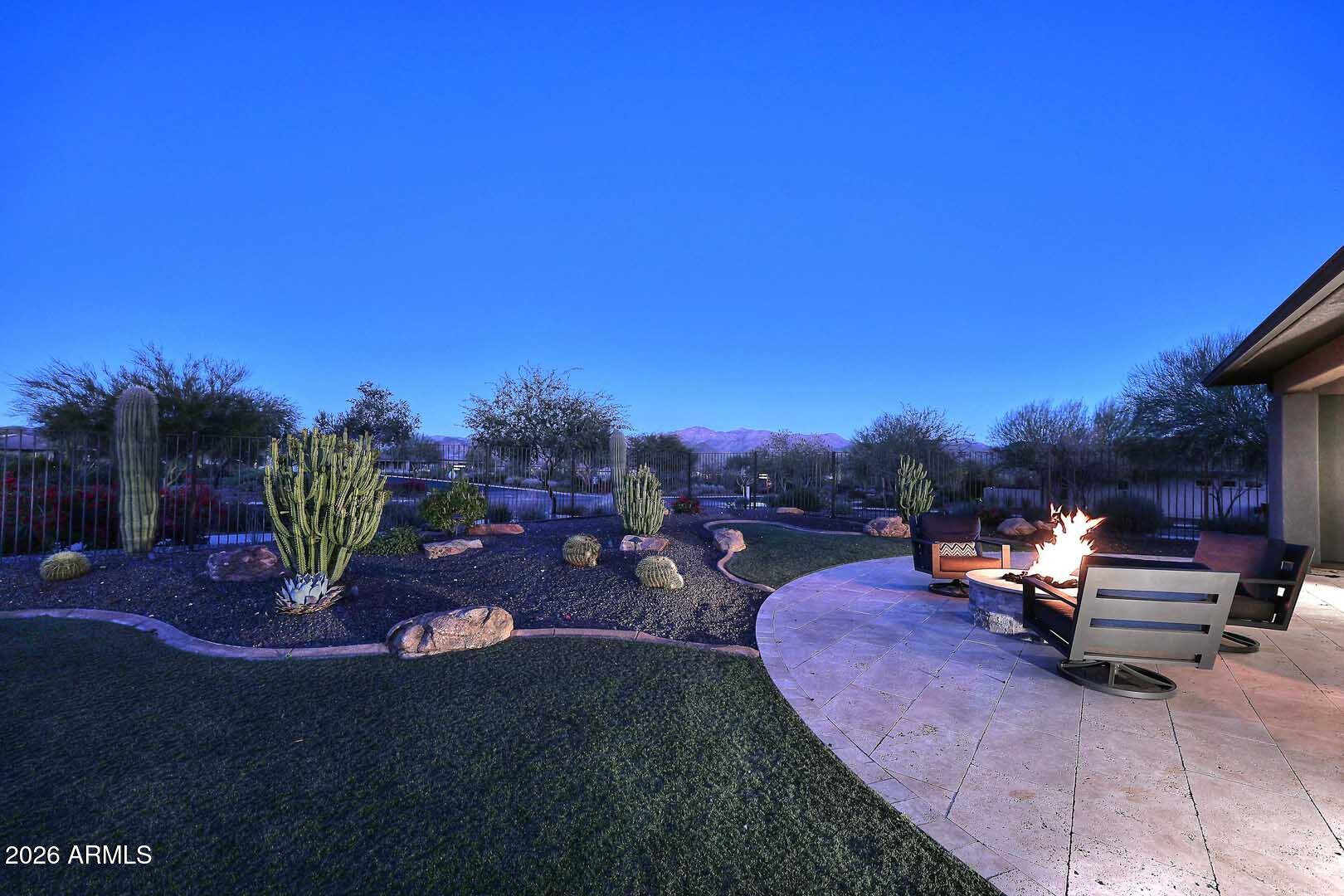 17916 East Cindercone Road Rio Verde, AZ 85263 - Photo 28 of 80 Night-Backyard
