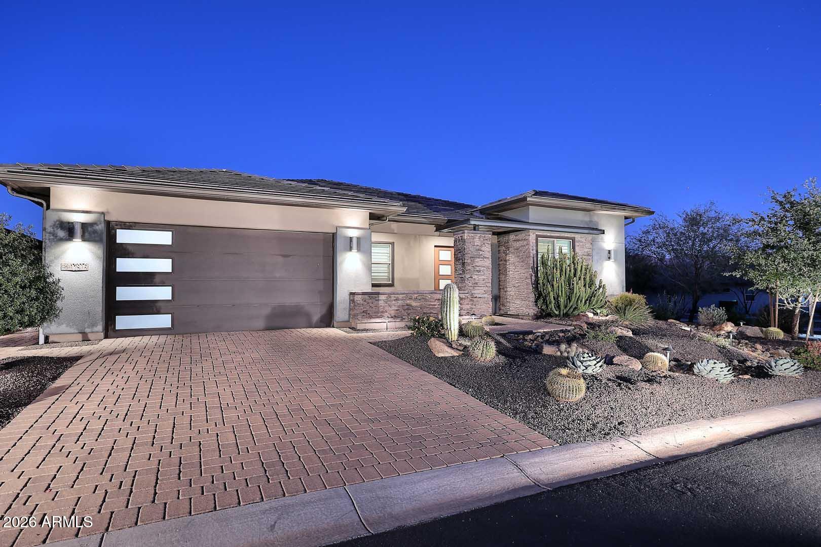 17916 East Cindercone Road Rio Verde, AZ 85263 - Photo 2 of 80 Night-Front Corner VIew
