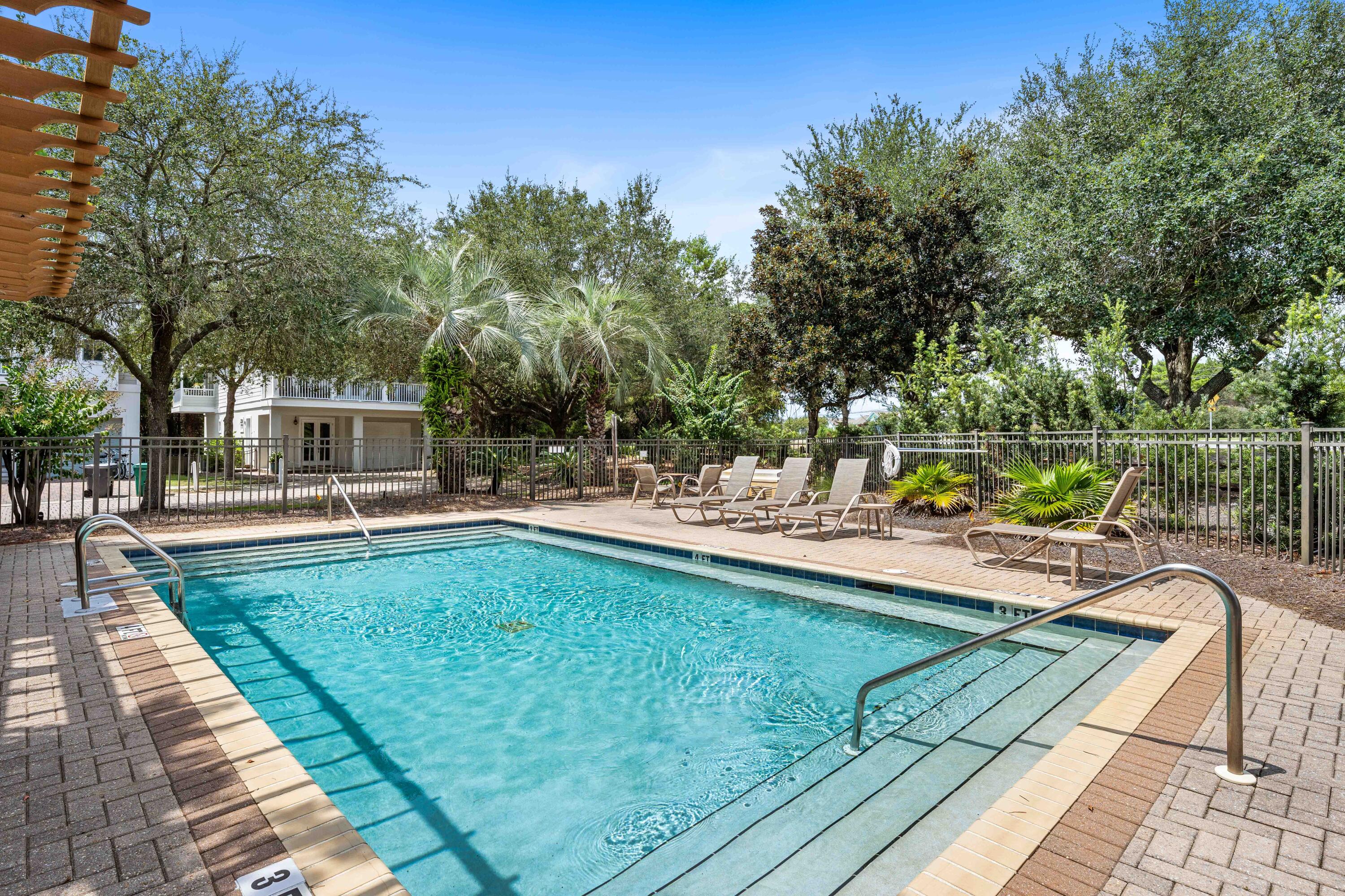 Lot 10 Pompano Ct Inlet Beach Inlet Beach, FL 32461 - Photo 11 of 23 a view of a swimming pool with a patio
