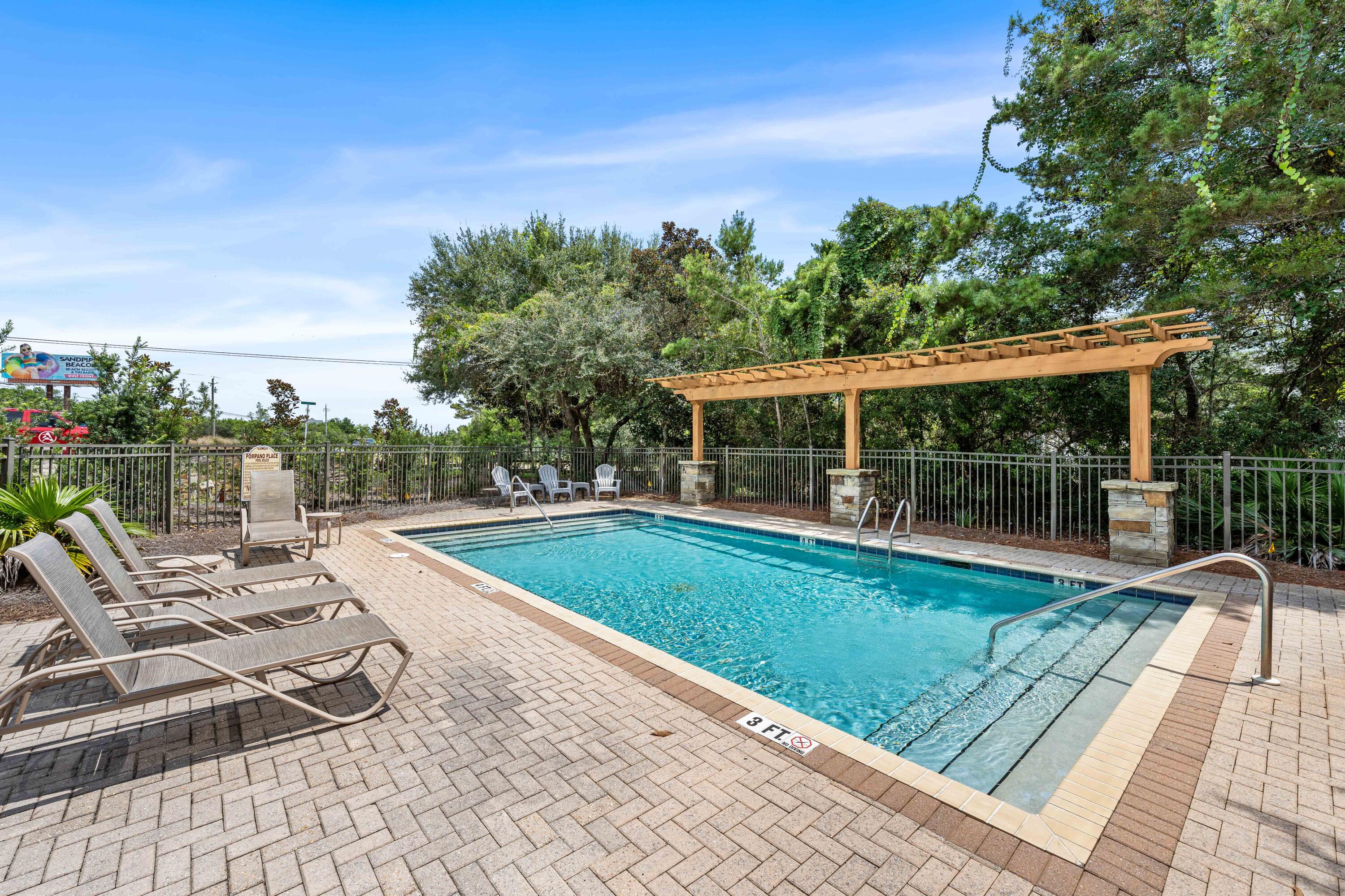 Lot 10 Pompano Ct Inlet Beach Inlet Beach, FL 32461 - Photo 10 of 23 a view of a house with swimming pool and sitting area