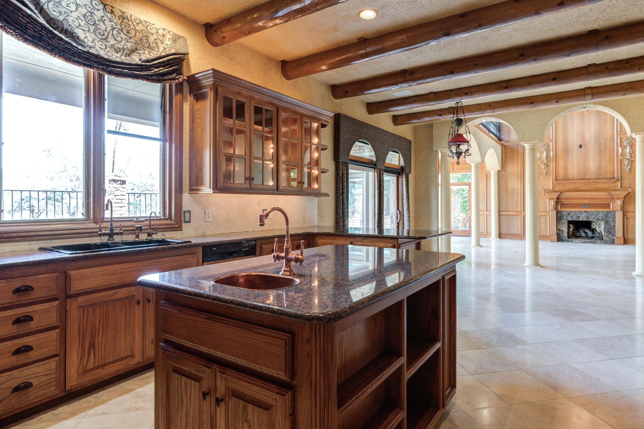 8901 York Place Lubbock, TX 79424 - Photo 15 of 45 a kitchen with stainless steel appliances granite countertop a sink and a stove