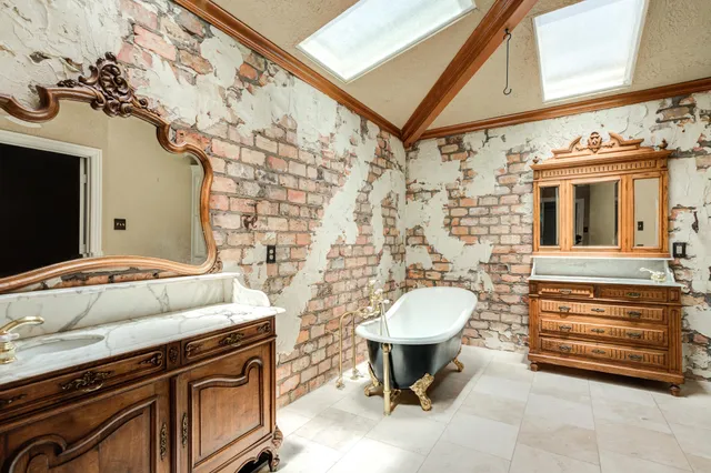 a view of closet area