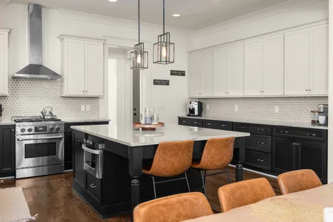 a living room with furniture fireplace and flat screen tv