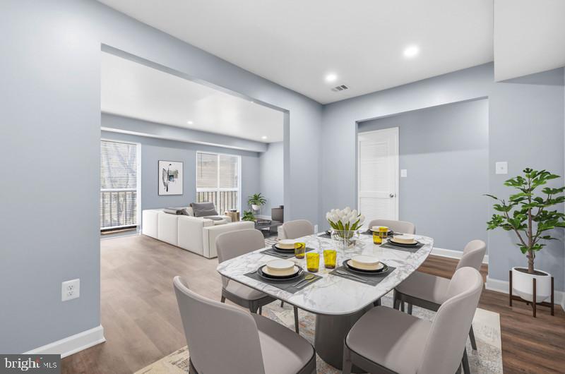 14400 Gunstock Court, Unit 4 Silver Spring, MD 20906 - Photo 4 of 47 dining room (virtually staged)