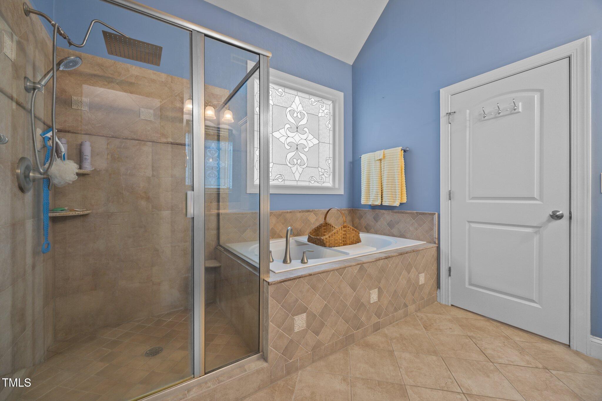 8116 Mosby Way Willow Spring, NC 27592 - Photo 23 of 43 Walk-in Shower & jetted Soaking Tub