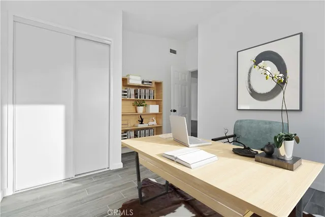 a room with table and chair