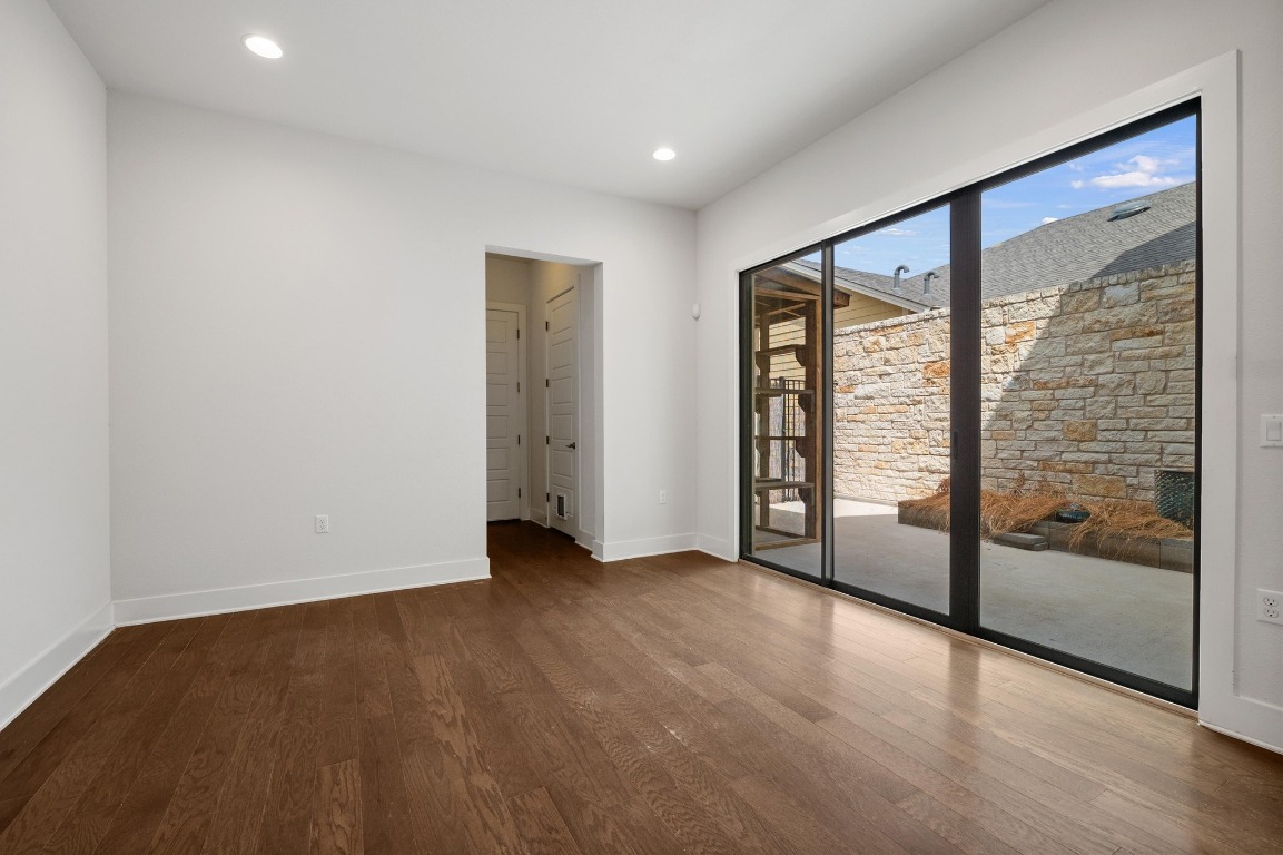 3904 Teaff Street Austin, TX 78723 - Photo 10 of 33 a view of an empty room with glass door