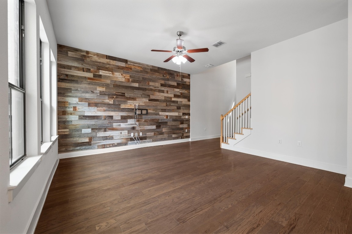 3904 Teaff Street Austin, TX 78723 - Photo 8 of 33 wooden floor in an empty room with a window