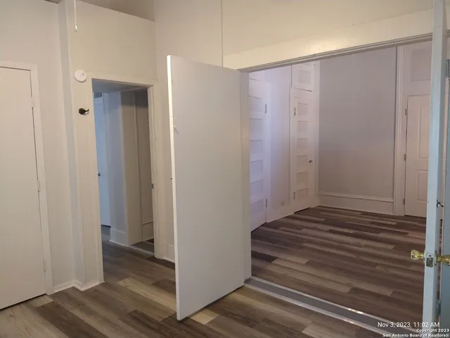 a view of wooden floor