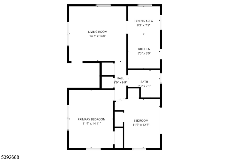 76 Mt Kemble Avenue, Unit 2 Morristown, NJ 07960 - Photo 14 of 23 a picture of a floor plan