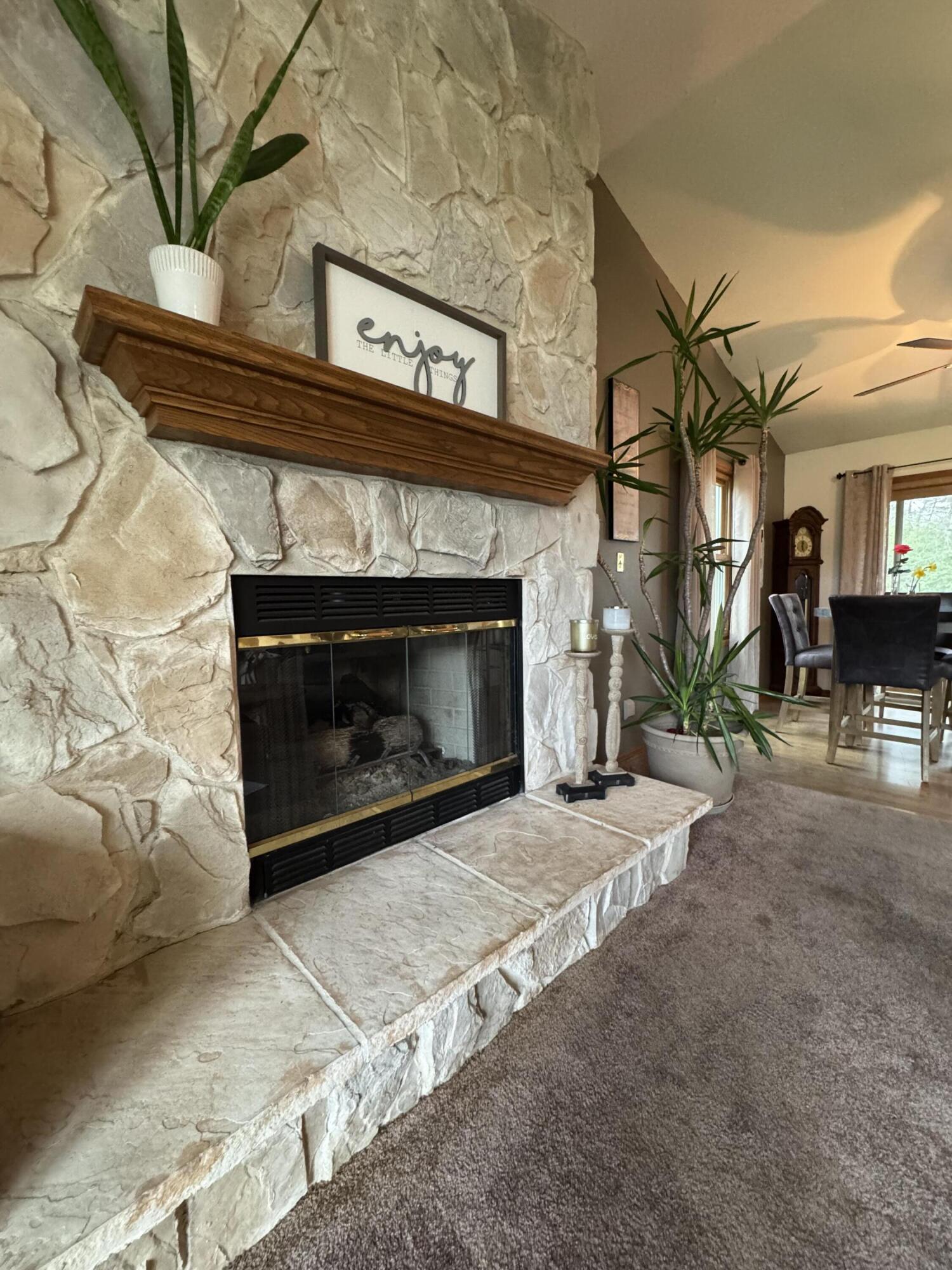 7369 South Hillendale Drive Franklin, WI 53132 - Photo 8 of 21 Fireplace