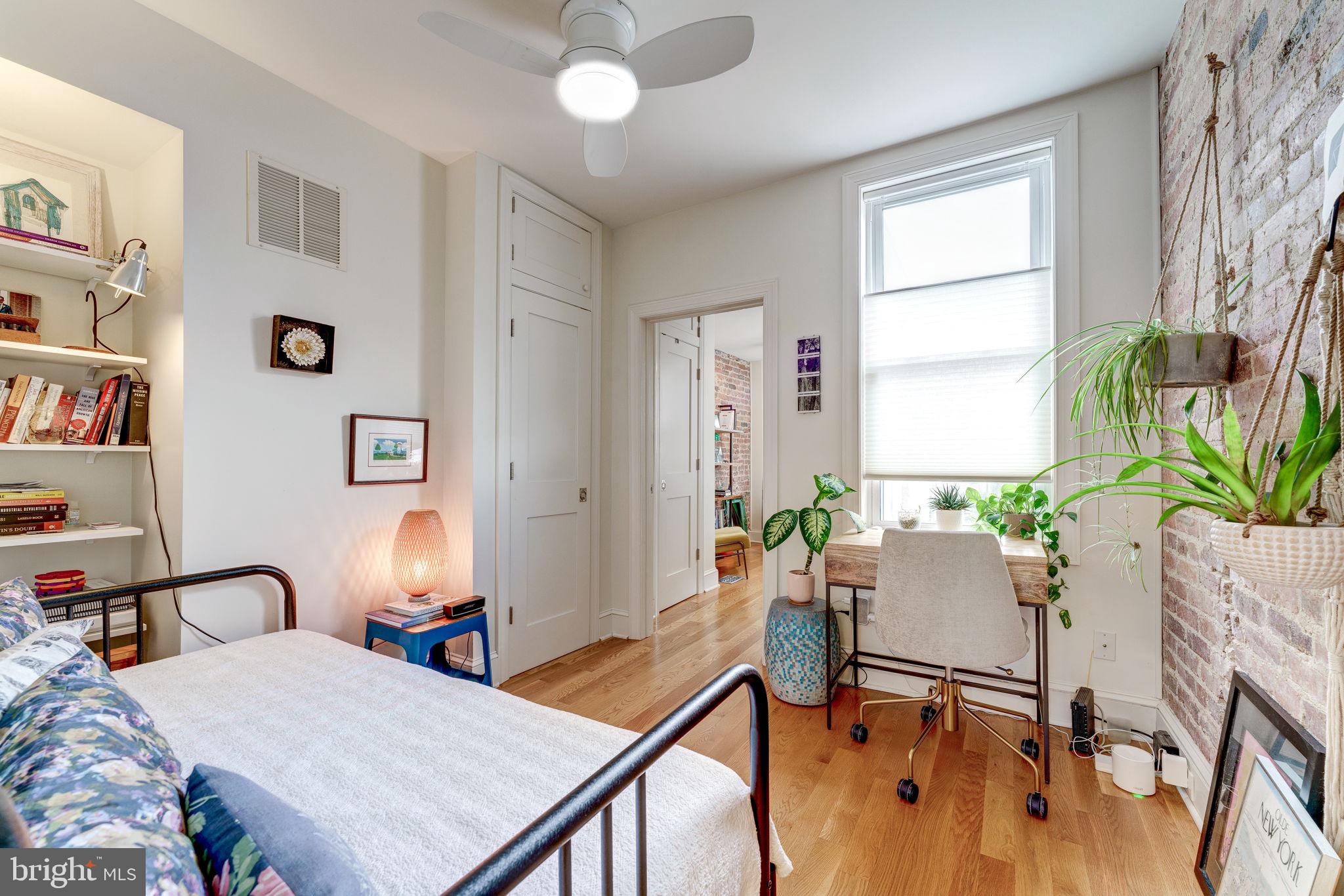 602 14th Place Northeast Washington, DC 20002 - Photo 18 of 34 2nd Bedroom has built-in shelving