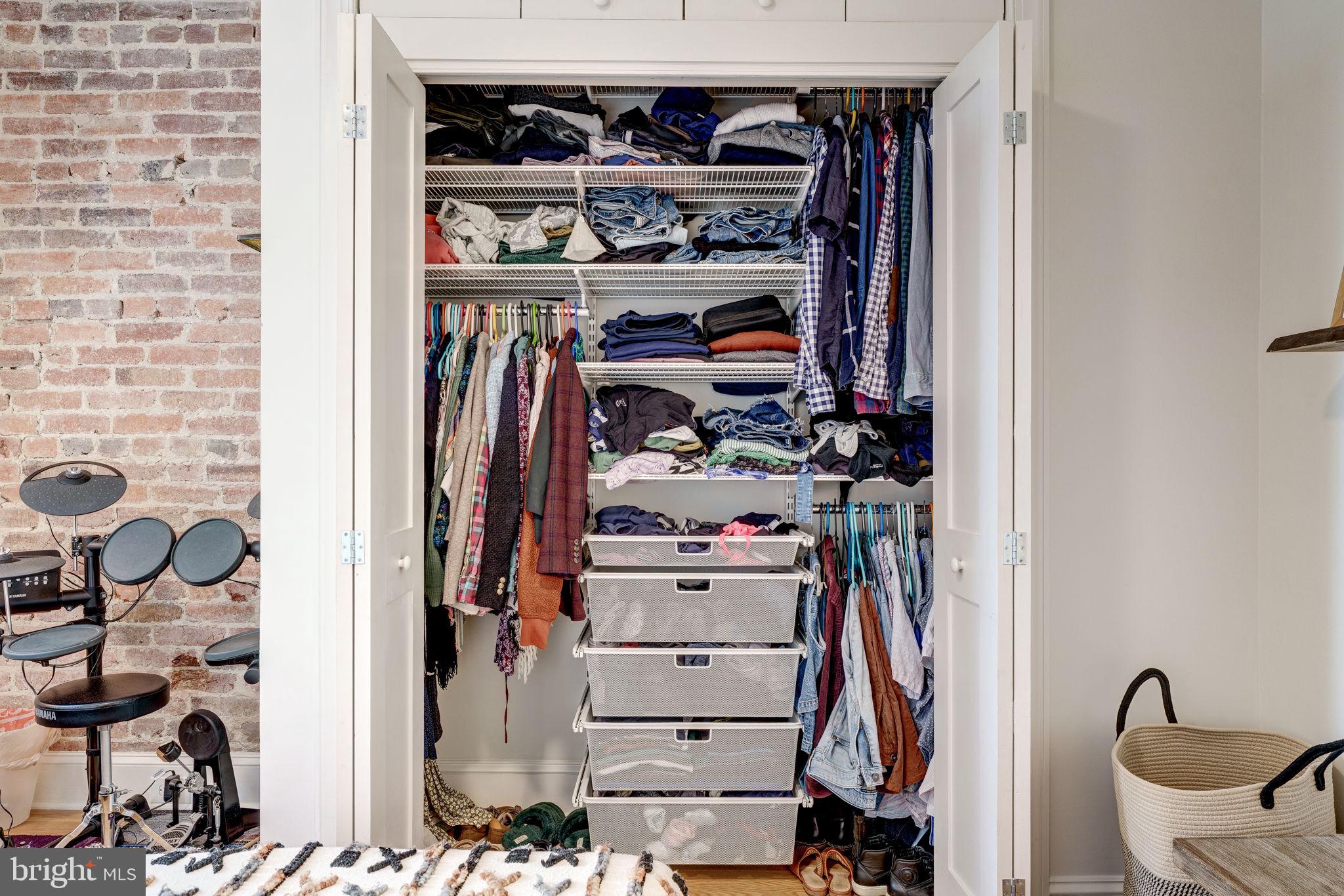 602 14th Place Northeast Washington, DC 20002 - Photo 19 of 34 2nd BR sports spacious stretched closet!