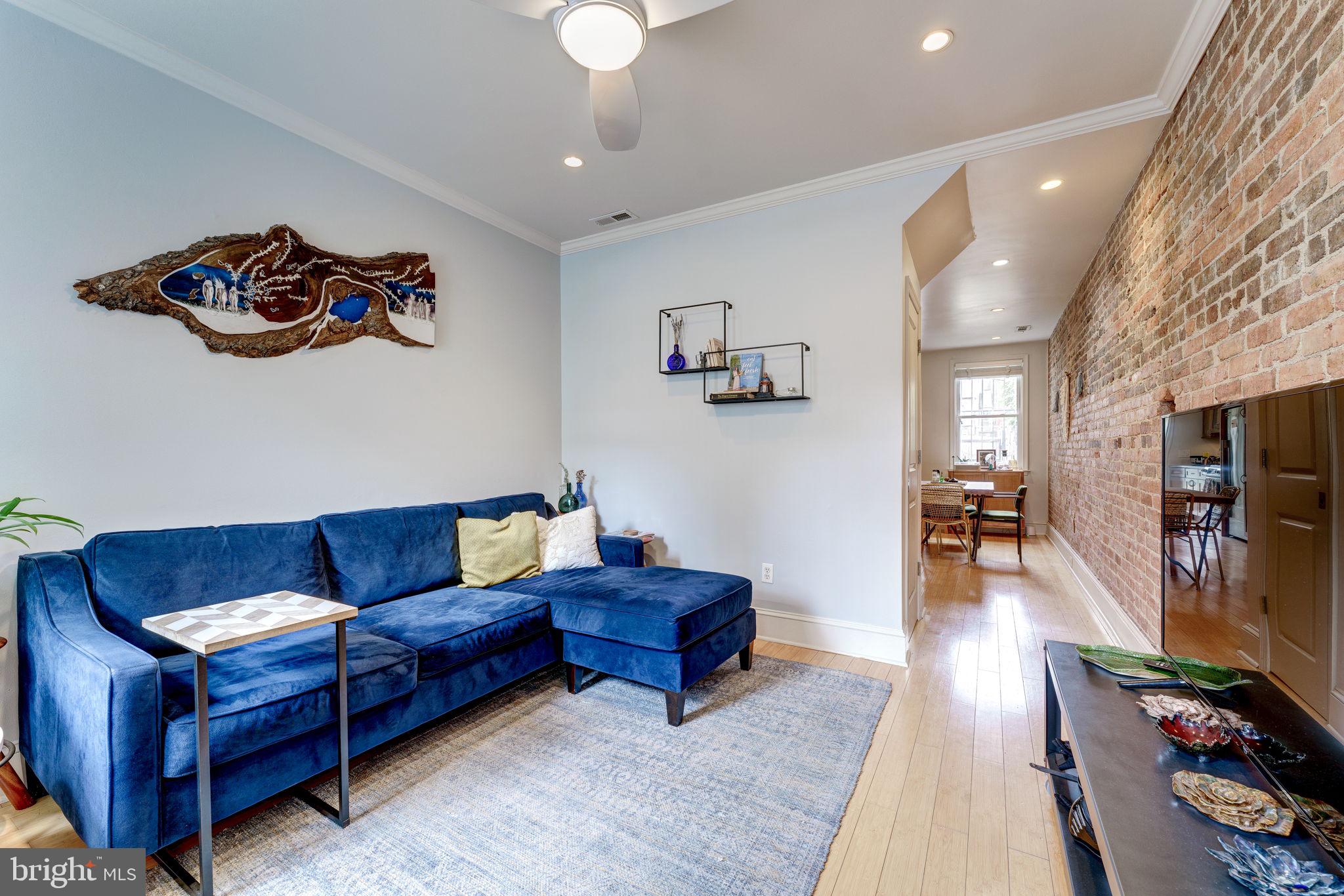 602 14th Place Northeast Washington, DC 20002 - Photo 8 of 34 Spacious Living Room!