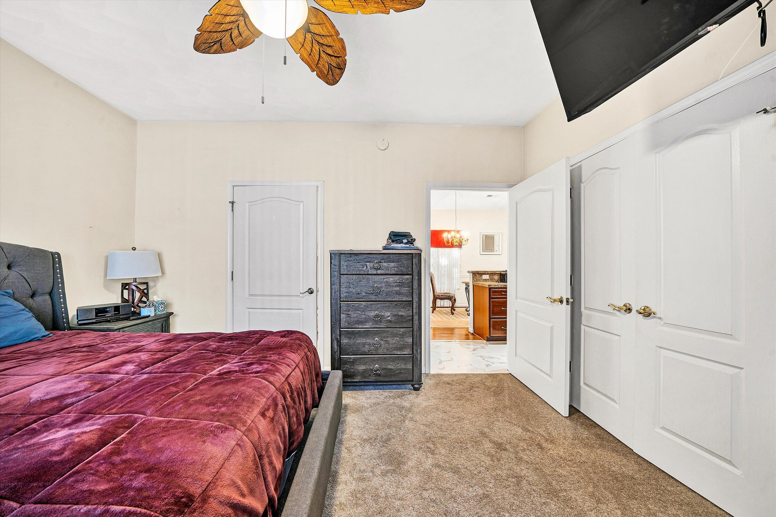 80 Stoney Mill Road Rocky Mount, VA 24151 - Photo 17 of 27 a bedroom with a bed and a walk in closet