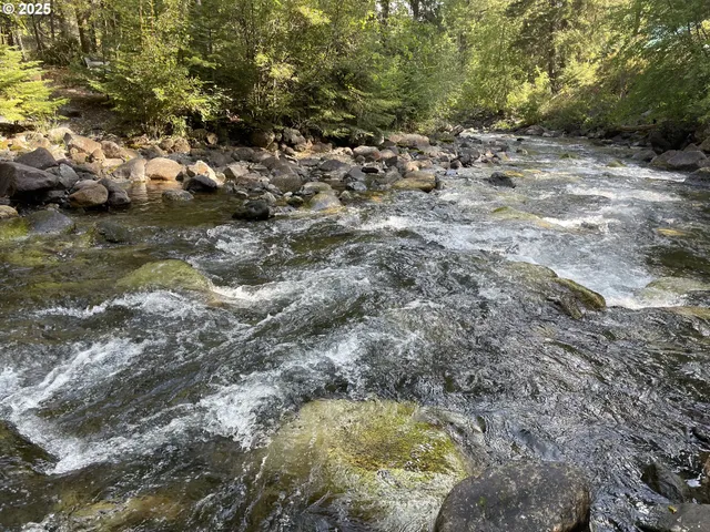 a view of a lake with houses