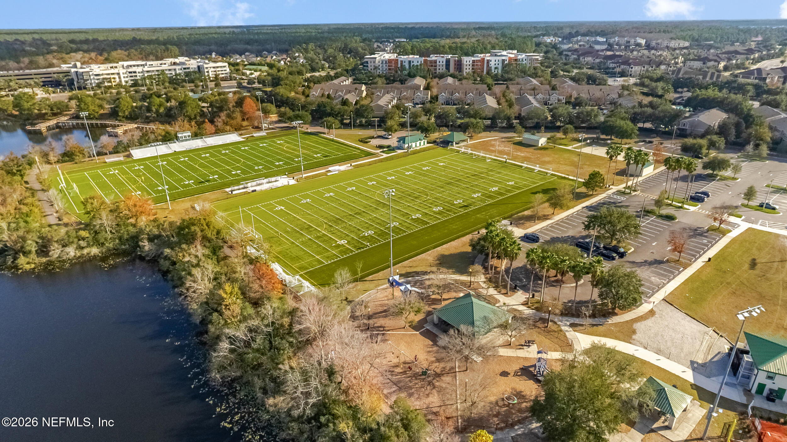 7990 Baymeadows Road, Unit 1801 Jacksonville, FL 32256 - Photo 38 of 48 an aerial view of residential houses with outdoor space