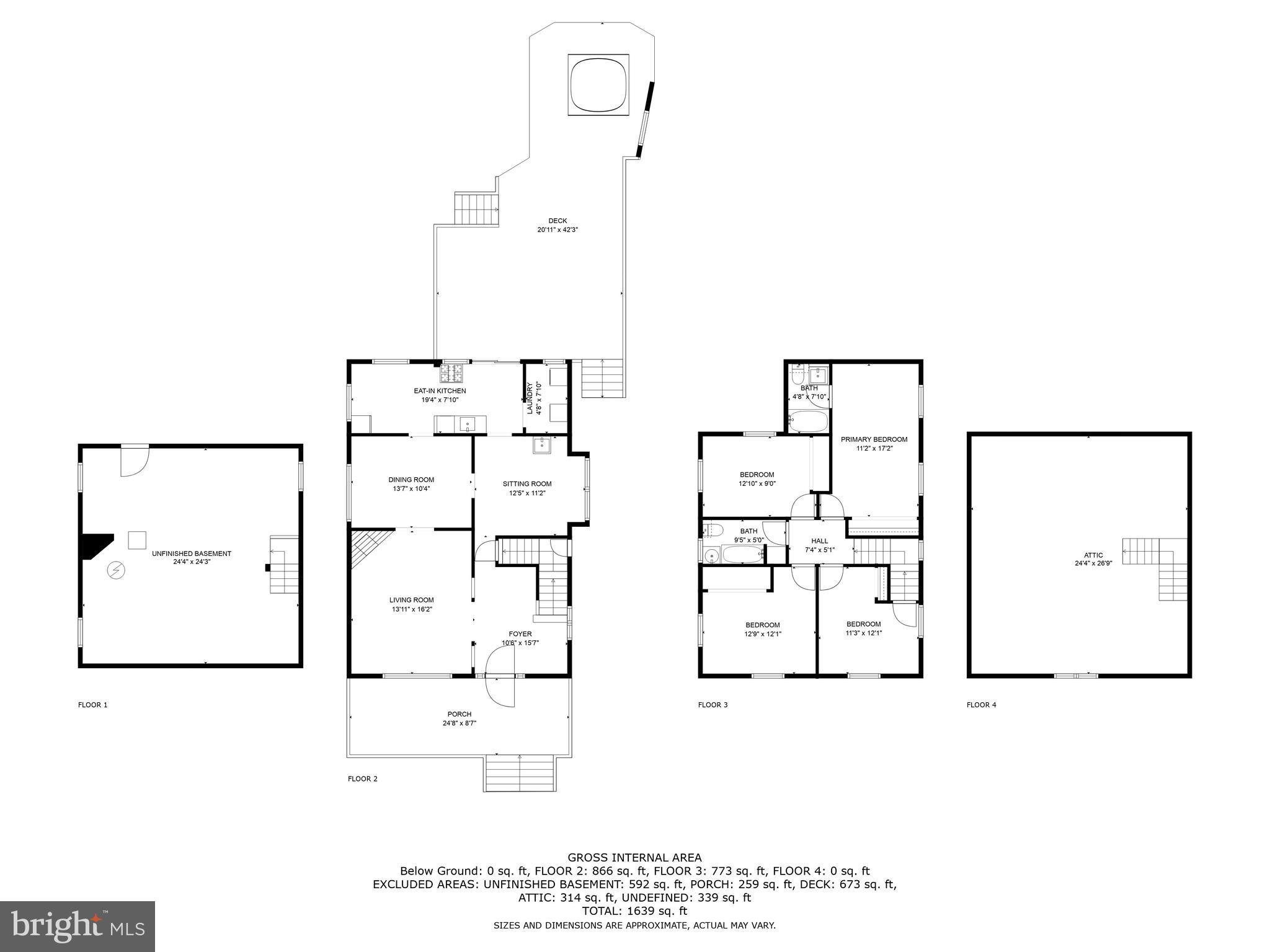 4223 Harcourt Road Baltimore, MD 21214 - Photo 36 of 36 All Floor Plans