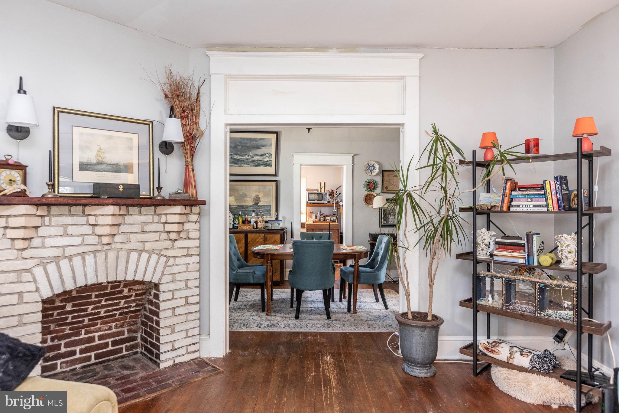 4223 Harcourt Road Baltimore, MD 21214 - Photo 8 of 36 Living Room looking into Dining Room