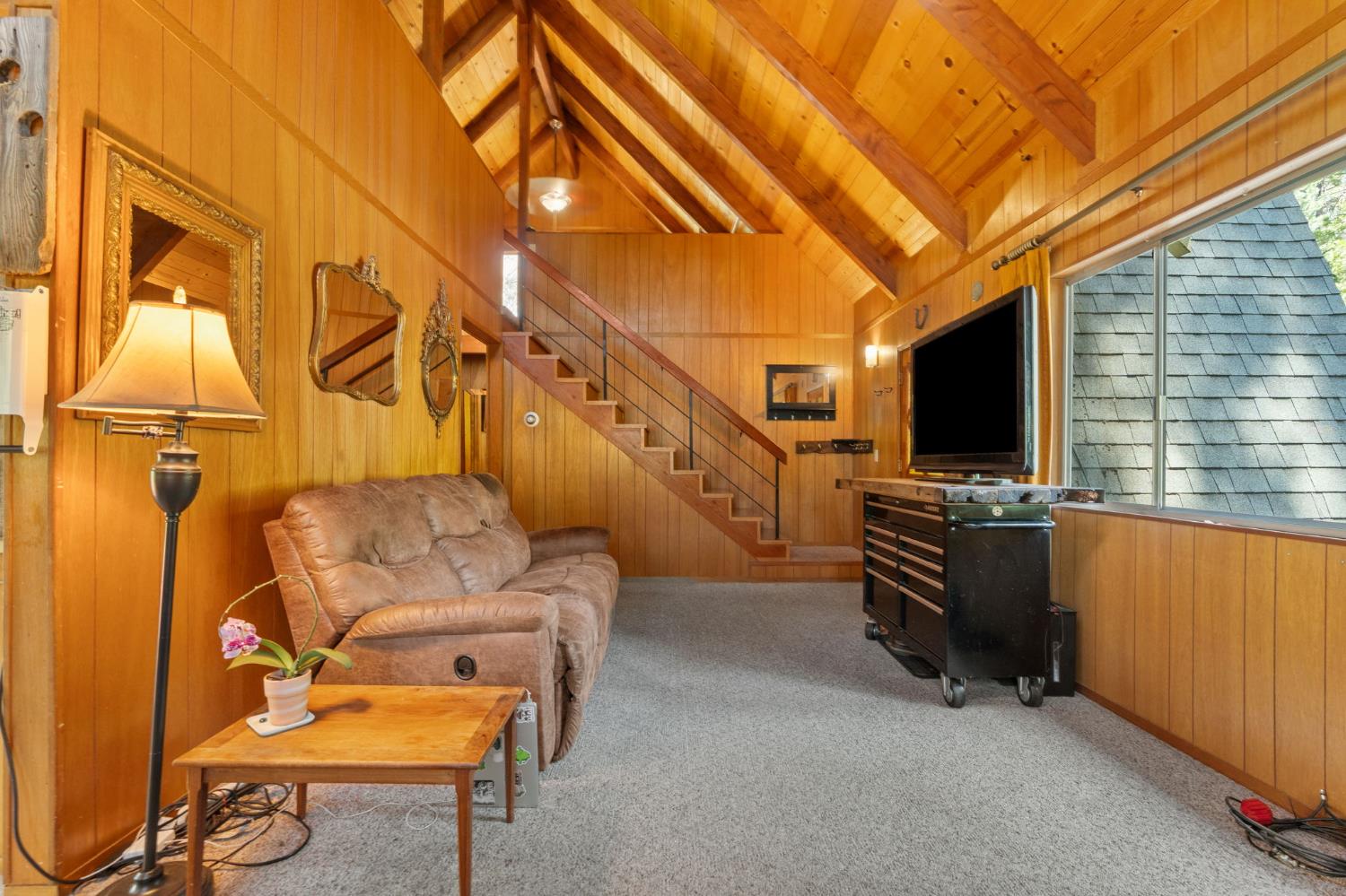2238 Meadowview Road Arnold, CA 95223 - Photo 6 of 46 Living room with wood burning stove