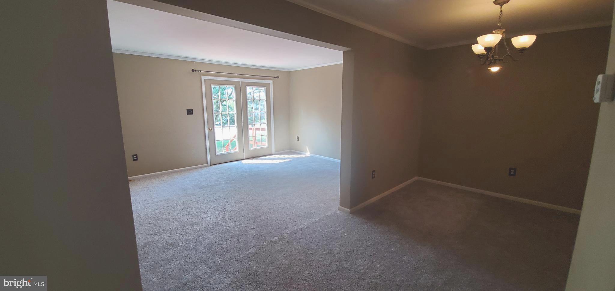 view to dining room and living room