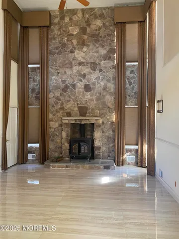 a view of entryway with stairs and wooden floor