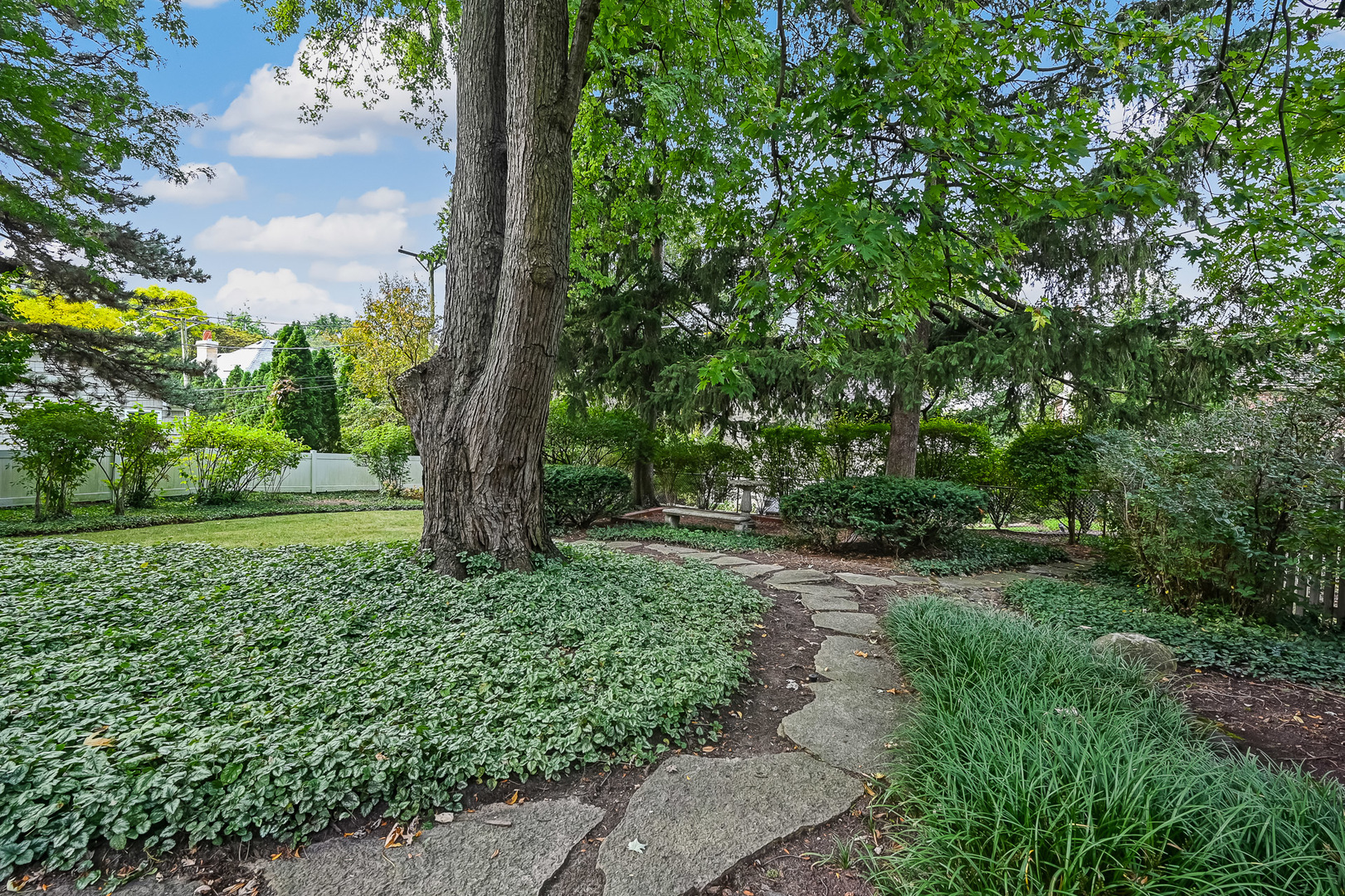 118 North Grant Street Hinsdale, IL 60521 - Photo 27 of 30 a view of a garden with plants