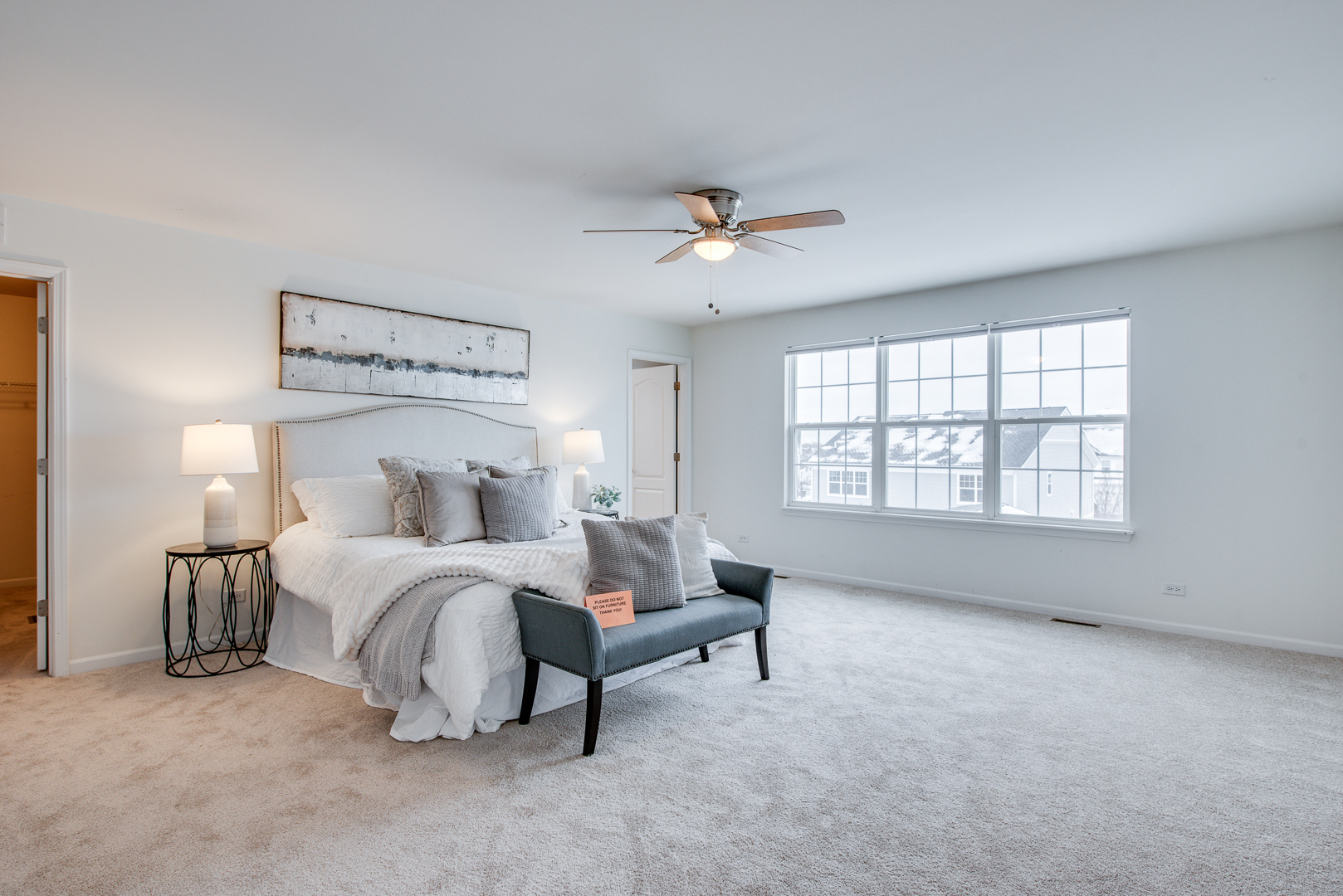 12811 Conifer Street Plainfield, IL 60585 - Photo 19 of 47 a bedroom with a bed and a window