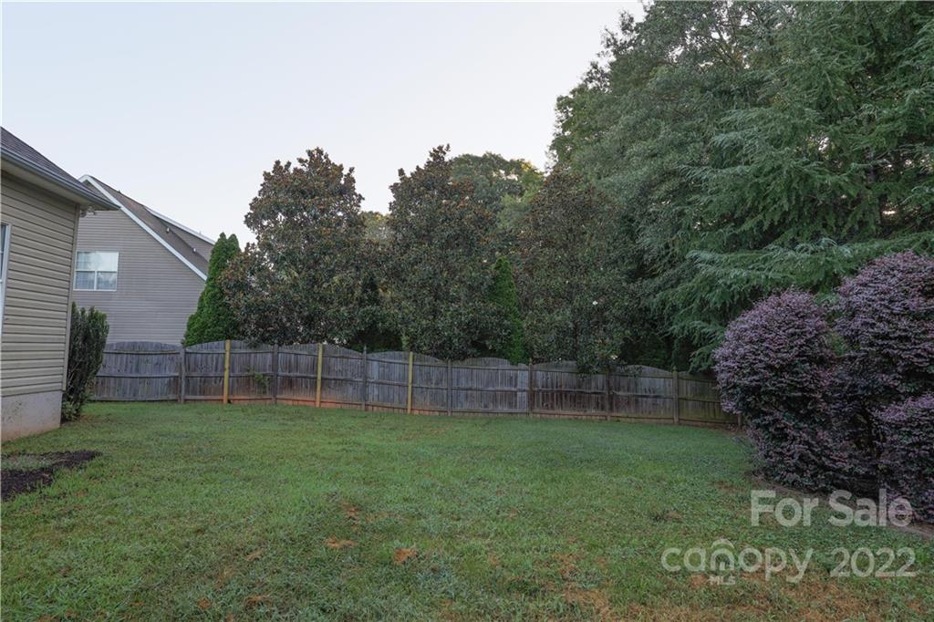 142 Princess Loop Troutman, NC 28166 - Photo 22 of 22 a view of a backyard with a trees