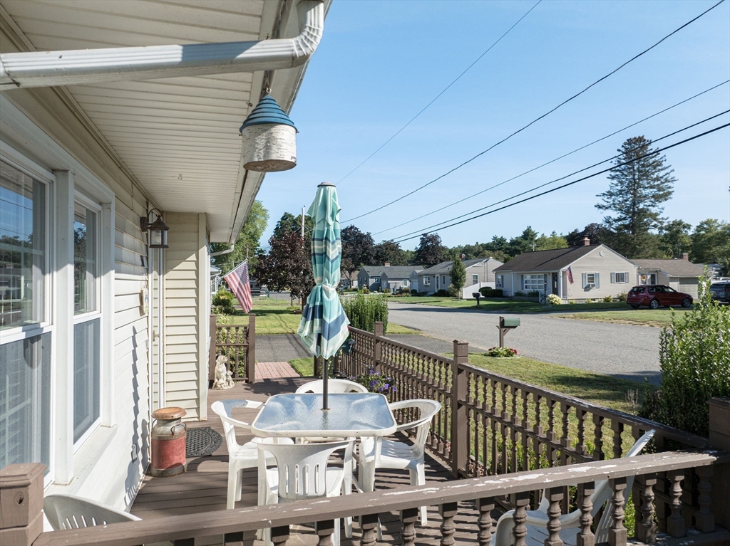34 Adams Street Ludlow, MA 01056 - Photo 36 of 42 a view of balcony with furniture and outdoor seating