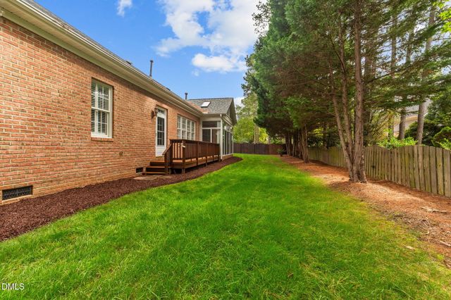 a view of a backyard with a garden