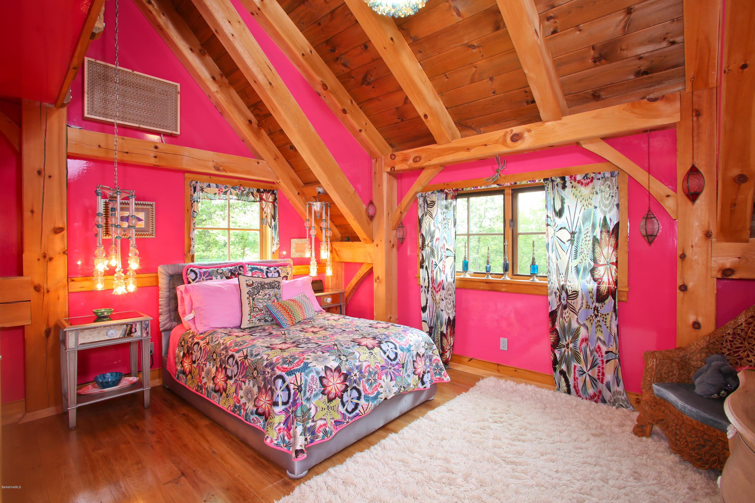 9 Mt Hunger Road Monterey, MA 01245 - Photo 23 of 44 a bedroom with a bed and a window