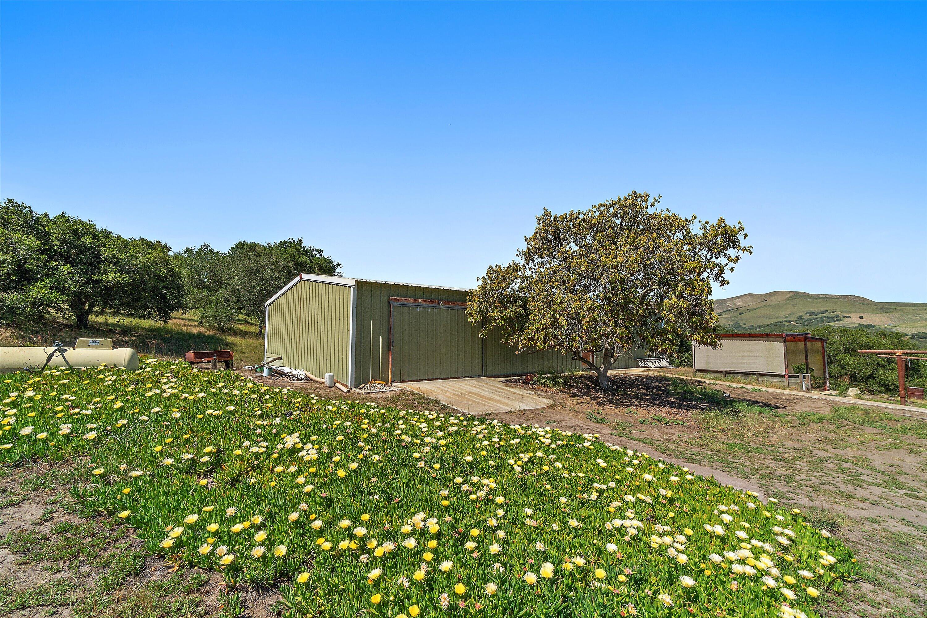 6060 Highway 246 Lompoc, CA 93436 - Photo 13 of 39 a backyard of a house with lots of green space
