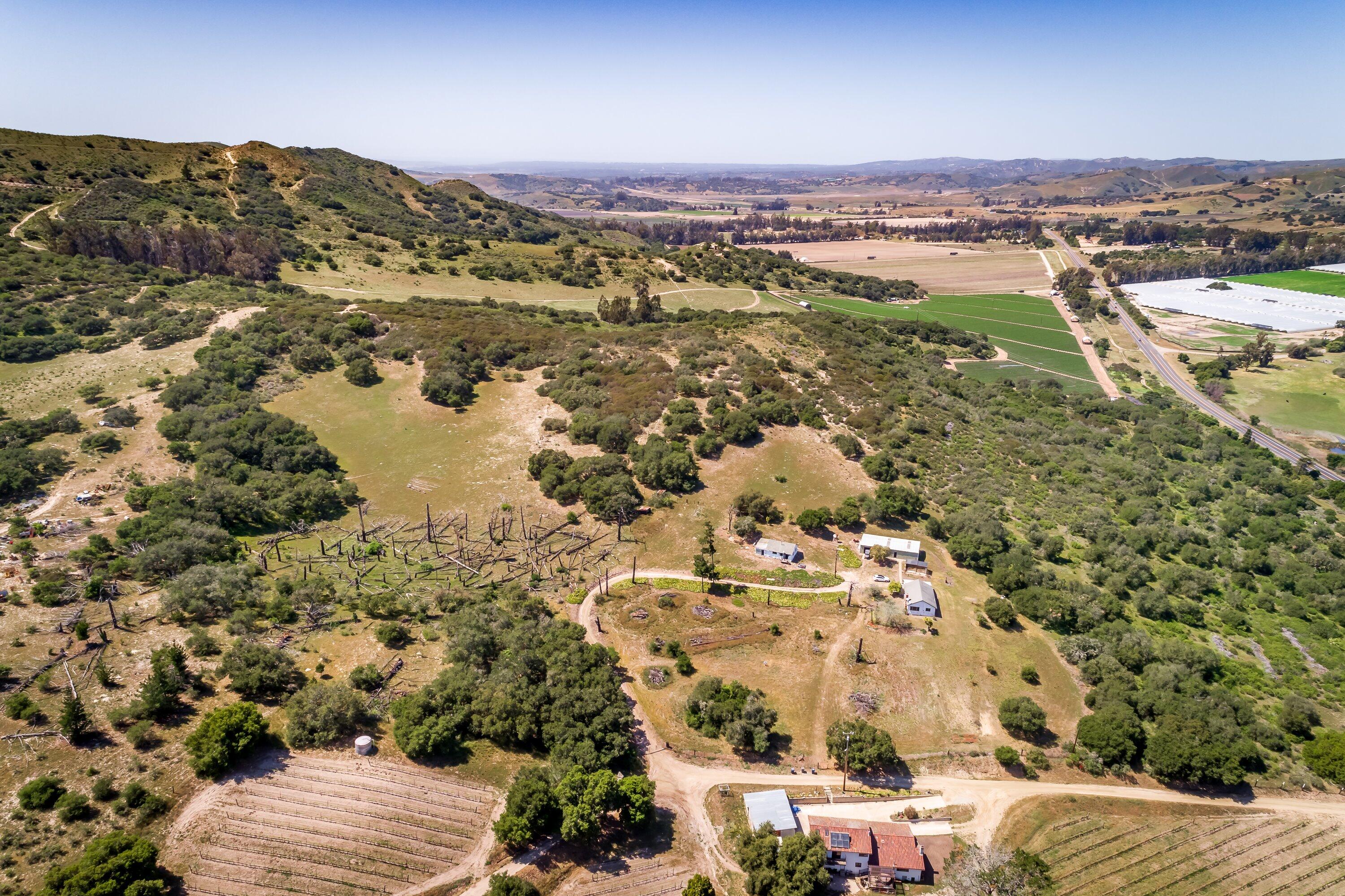 6060 Highway 246 Lompoc, CA 93436 - Photo 30 of 39 an aerial view of residential houses with outdoor space