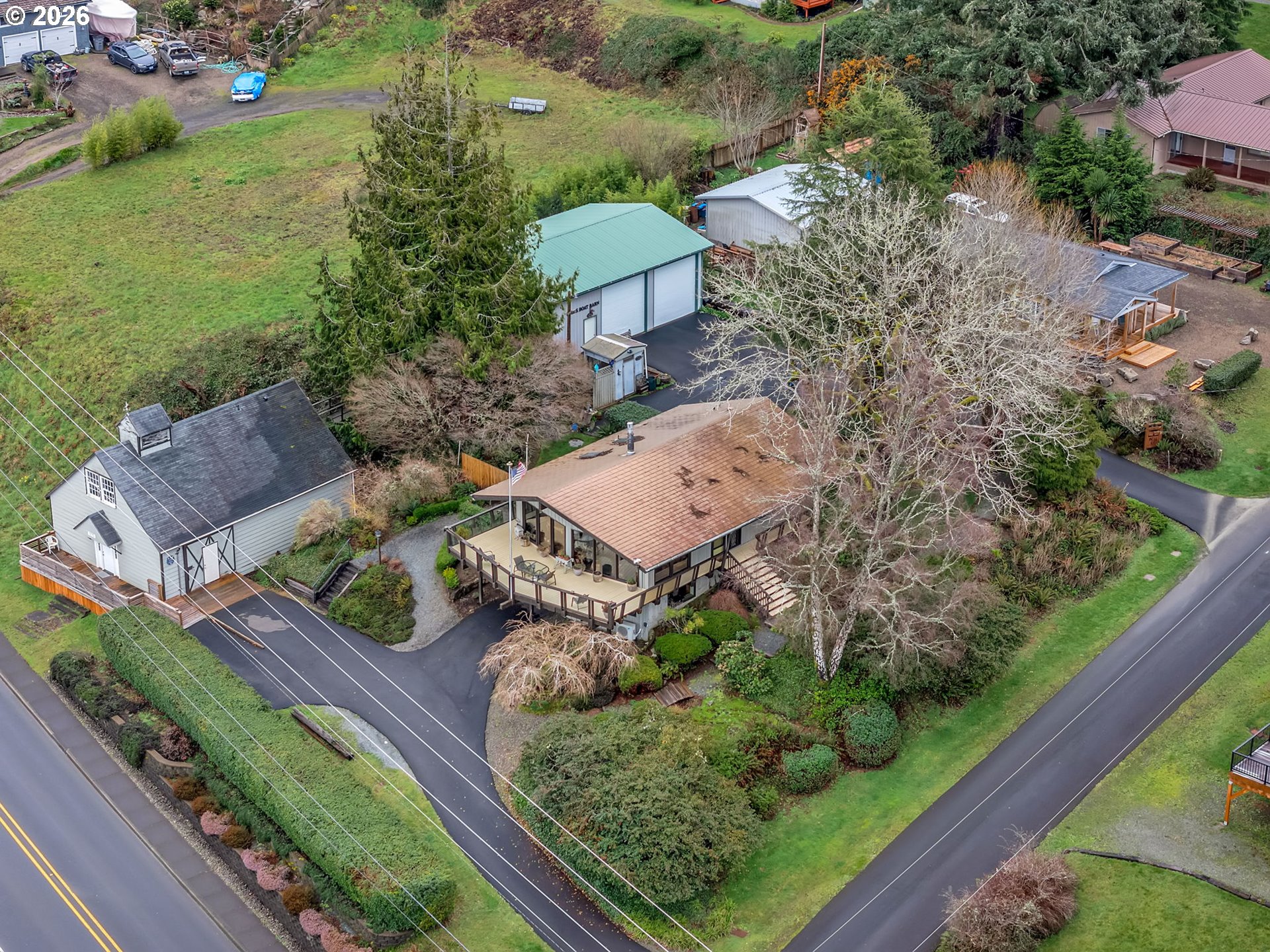 61 Gamble Street Wheeler, OR 97147 - Photo 43 of 45 an aerial view of a house