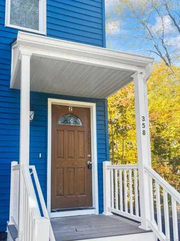 a view of front door