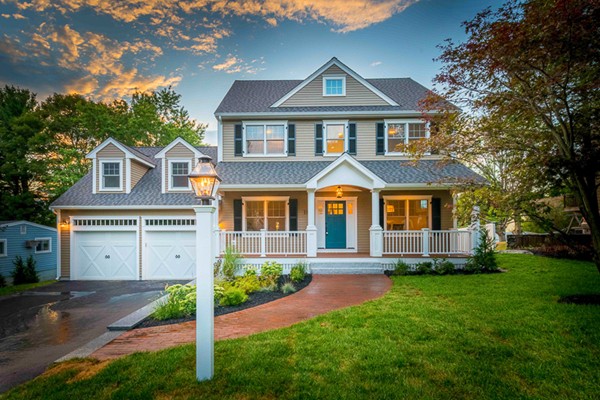 19 Hinds Road Winchester, MA 01890 - Photo 1 of 29 front view of a house with a yard