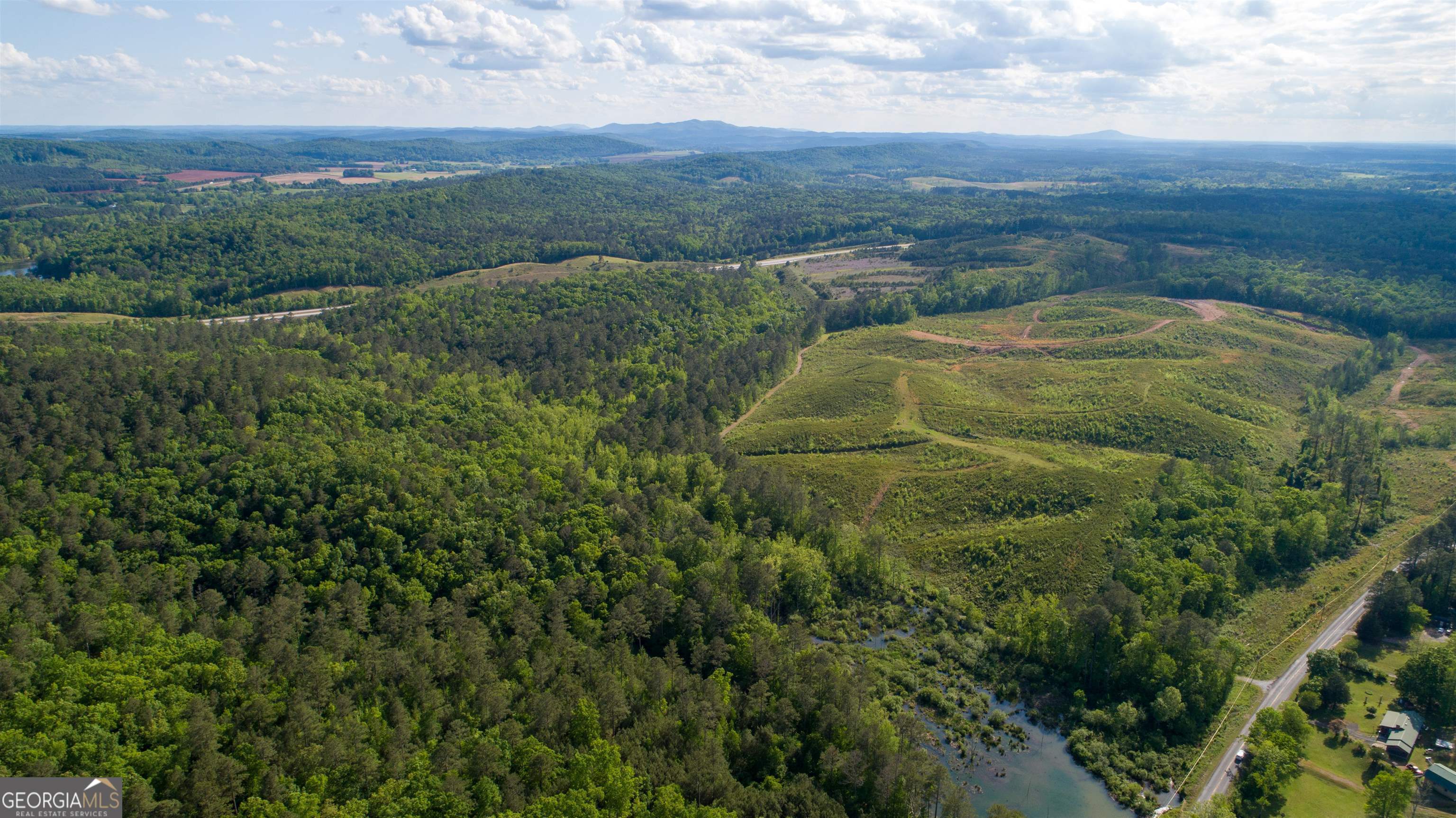 0 Old Blacks Bluff Road Rome, GA 30161 - Photo 15 of 27 an aerial view of residential houses with outdoor space and trees