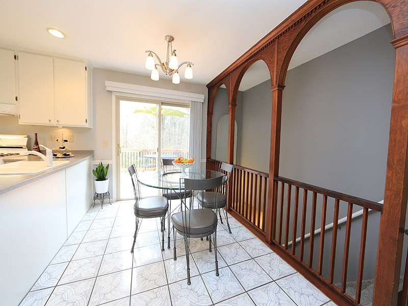 6552 Keystone Drive Raleigh, NC 27612 - Photo 7 of 25 Very Nice Dining Area with Access to the Rear Main Level Deck. Dining Area