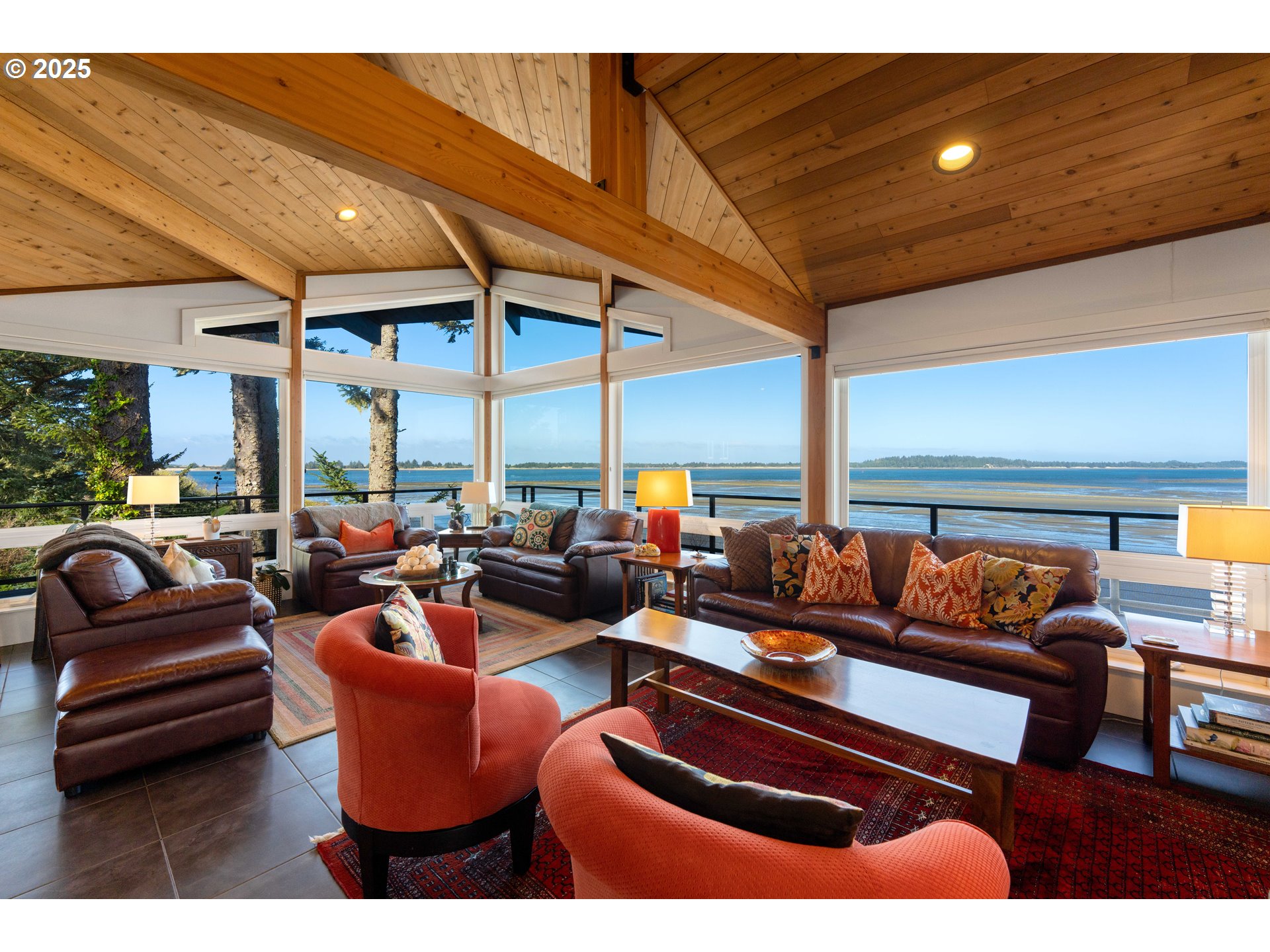 90989 Pigeon Point Loop Coos Bay, OR 97420 - Photo 26 of 48 a outdoor living space with furniture and city view