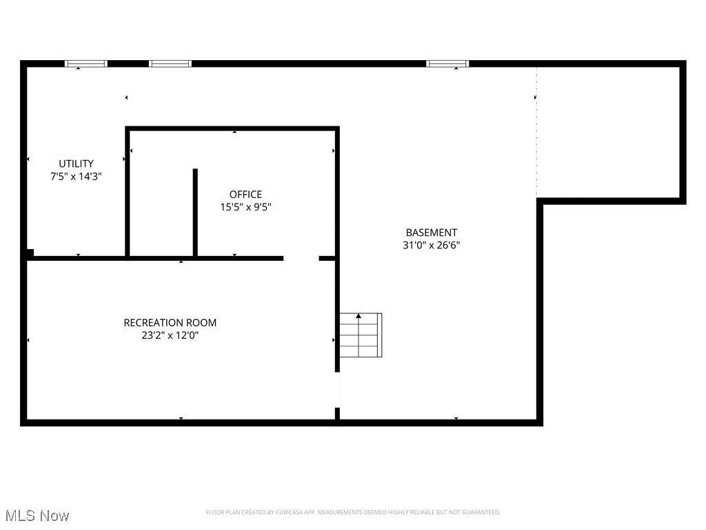 9278 Bryant Road Windham, OH 44288 - Photo 47 of 47 Basement floor plan