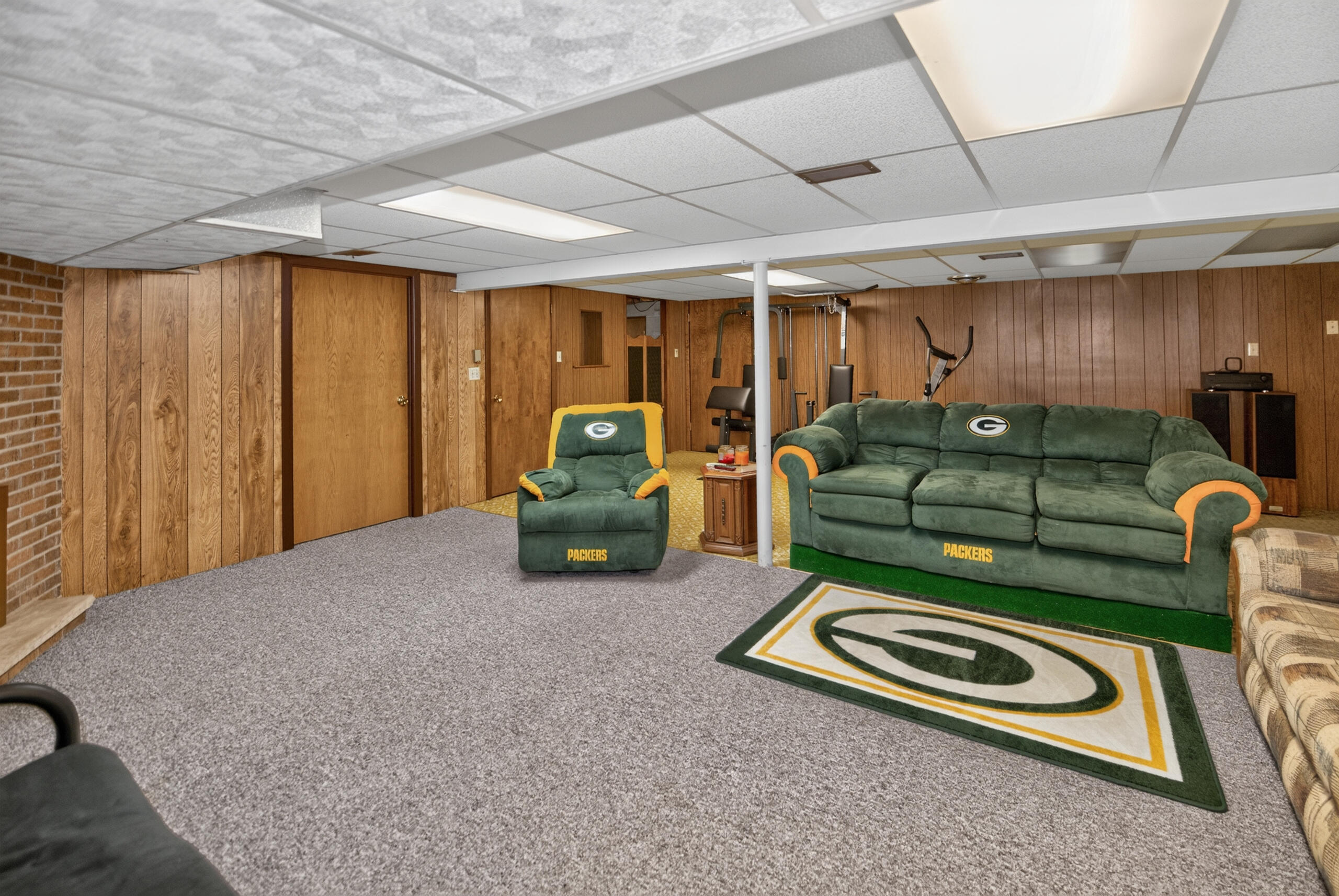 3174 Division Road Jackson, WI 53037 - Photo 29 of 47 Lower Rec Room