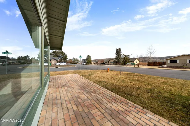 a view of an entryway with staircase