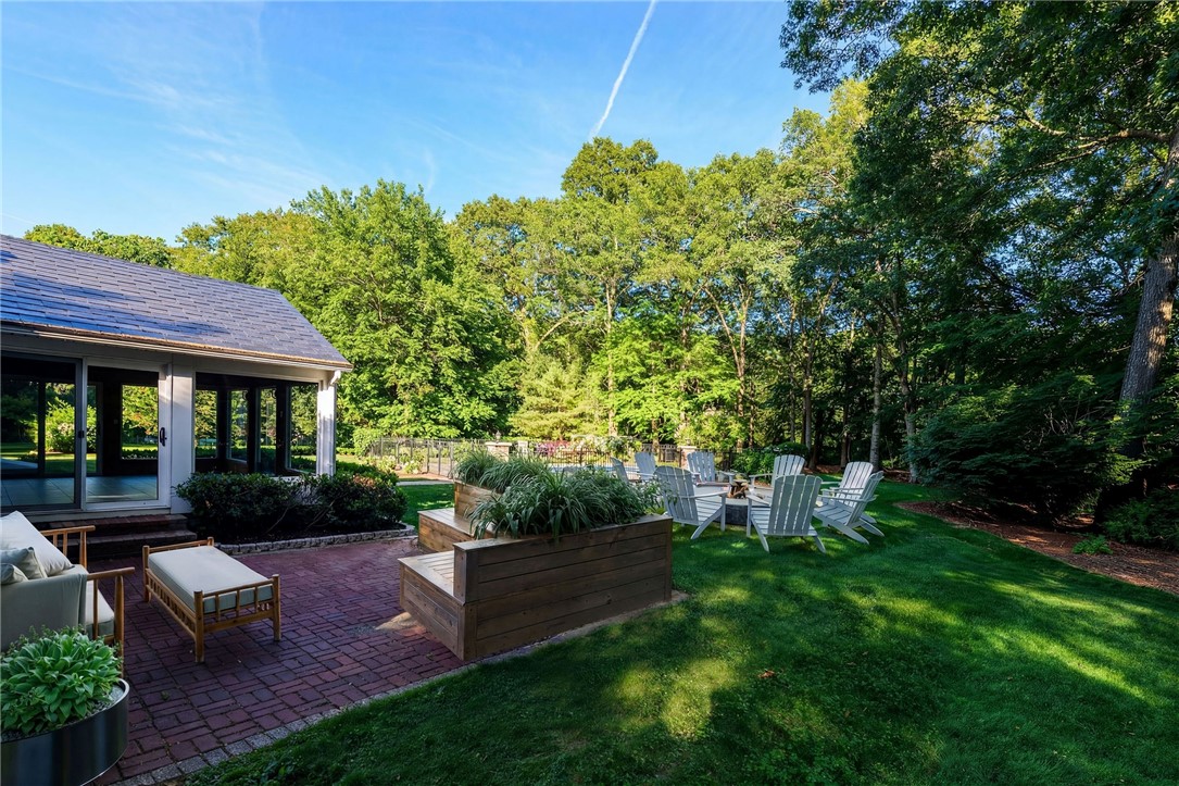 680 Fletcher Road North Kingstown, RI 02852 - Photo 43 of 50 Photo has been enhanced Brick patio off sunroom