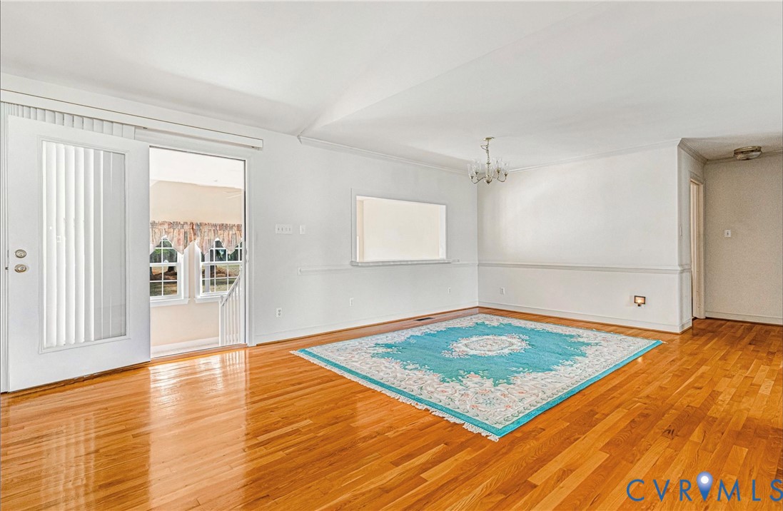 5025 Hurop Road Sandston, VA 23150 - Photo 14 of 57 a view of a room with wooden floor and pool table