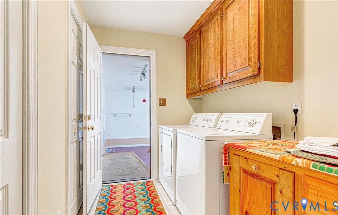 5025 Hurop Road Sandston, VA 23150 - Photo 40 of 57 a utility room with dryer and washer