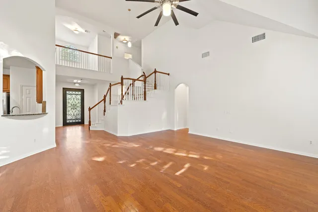 a view interior of a house with an empty space