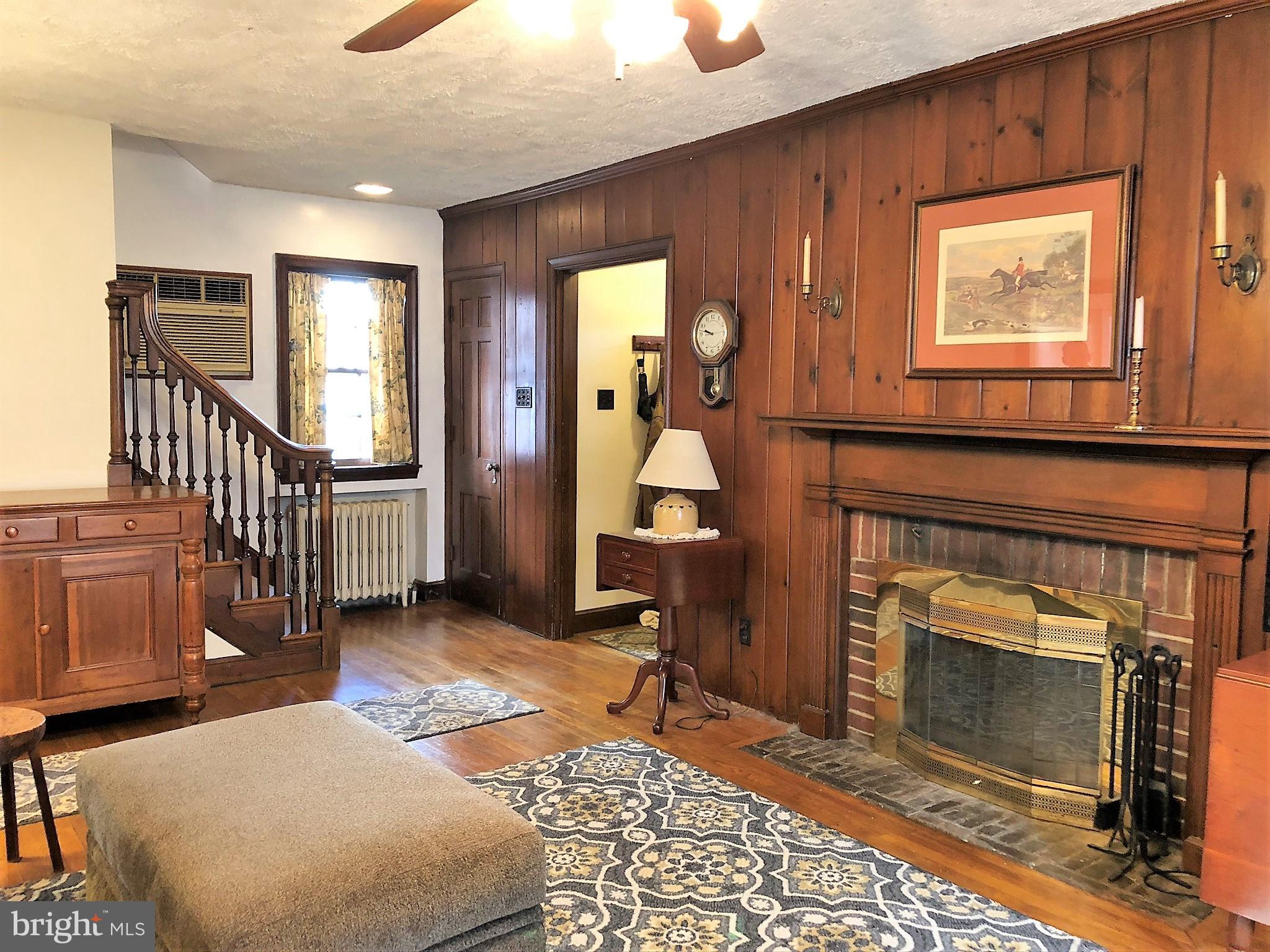 802 Old Wyomissing Road Reading, PA 19611 - Photo 9 of 60 Living Room with Wood Burning Fireplace
