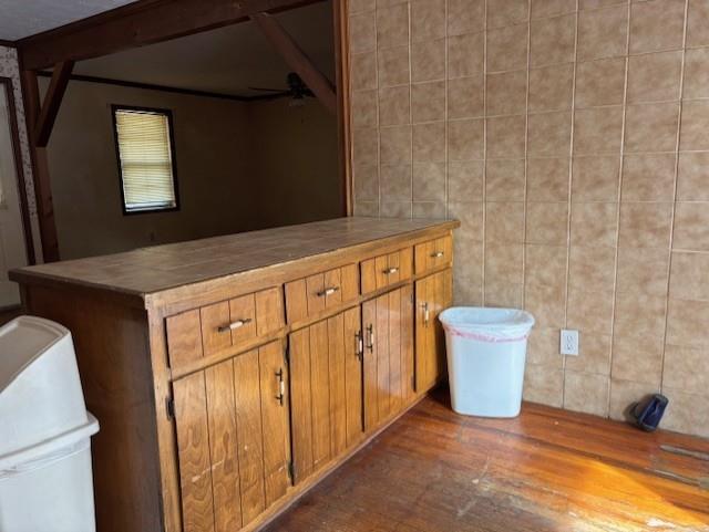 2215 Oak Hill Road Covington, GA 30016 - Photo 15 of 36 a view of an empty room with wooden floor and a sink