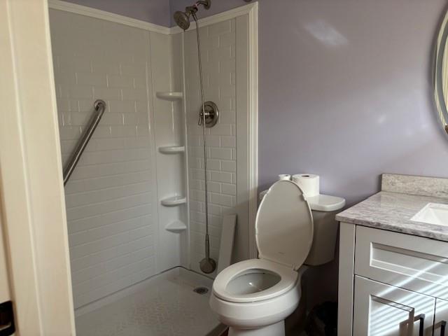 2215 Oak Hill Road Covington, GA 30016 - Photo 24 of 36 a bathroom with a granite countertop toilet and a sink